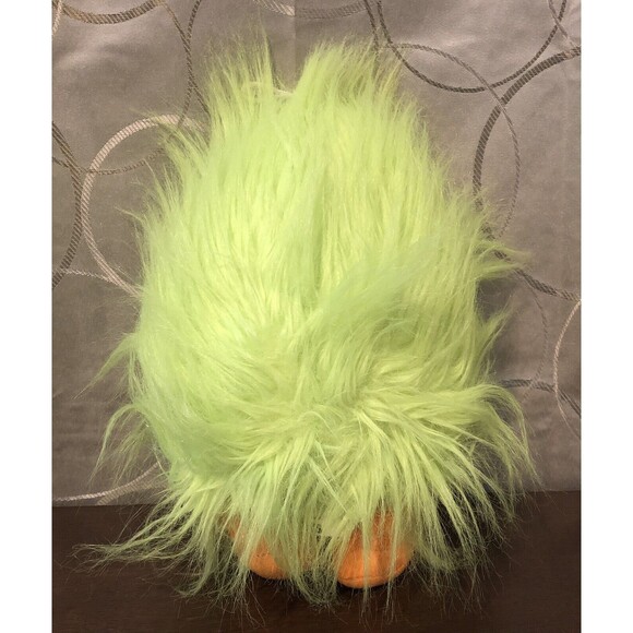 DreamWorks Trolls Fuzzbert Hug 'N Plush 12" Green Hairy Stuffed Animal Toy - Picture 4 of 9